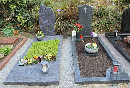 Einzelgrab in Saarbrücken